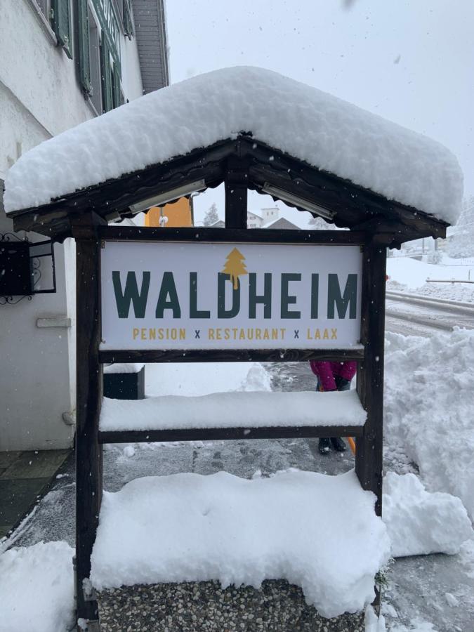 Waldheim Pension Laax Wohnung Exteriér fotografie